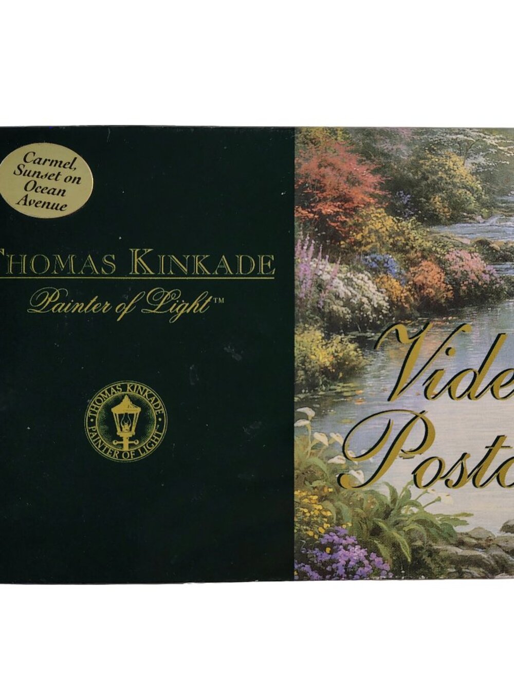 1999 Very Rare Thomas Kinkade Painter Of Light Video Postcard VHS Cassette Tape